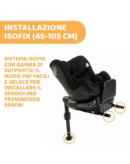 Seggiolino Auto Seat 2 Fix i-size 360° Chicco India Ink - immagine 2