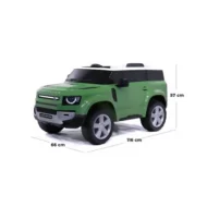 Land Rover Defender Verde auto elettrica12 Volt - immagine 2